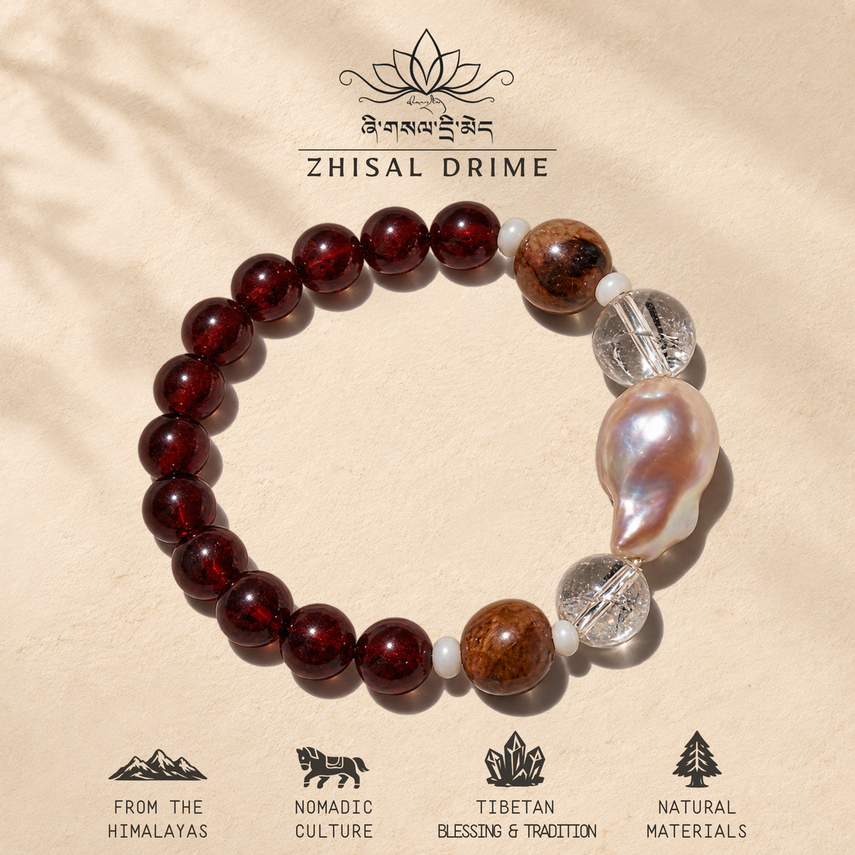Dorje Mepa | Earth & Fire Bracelet